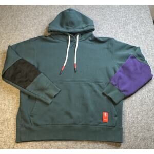 Nike Kyrie Hoodie Dark Atomic Teal/New Orchid/Black/Chile Red SZ LRG CK6745-300